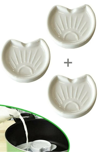 Genel Markalar 3 Adet Süt Taşırmaz - Taşmayı Engeller - 3'lü Paket Seramik Sü...