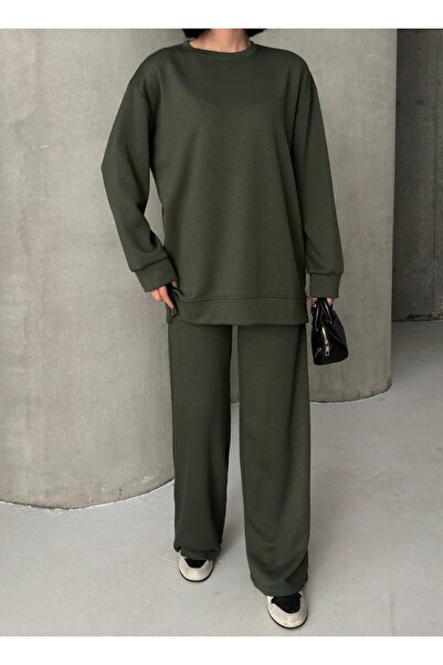 Tarzımızbir طقم ملابس محتشمة من قماش المودال، الجزء العلوي مع فتحة جانبية، وت...