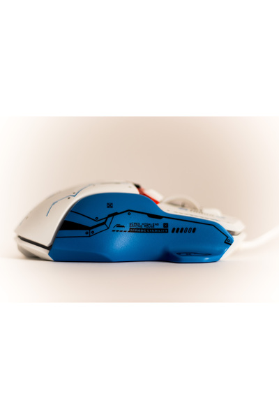 OEM G6 RGB Gaming Mouse, White, 10 Programmable Buttons, Adjustable 12800 DPI, LED Lighting, Ergonomic