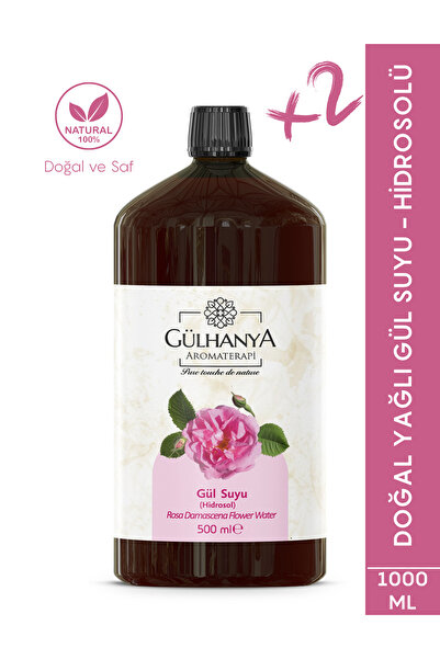 Gülhanya Aromaterapi Doğal Yağlı Gül Suyu 1000ml