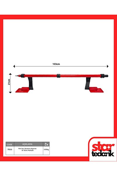 STAR PDR Boyasız Göçük Düzeltme Sac Gerdirme Aparatı Seti İki Yönlü Mafsallı