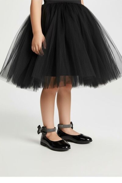 Görkem bebe ayakkabı ve tekstil KIZ ÇOÇUK BİLEĞİ CIRTLI TAŞLI BABET