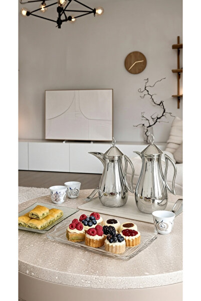 Generic Coffee and tea thermos set with an elegant and practical serving tray.