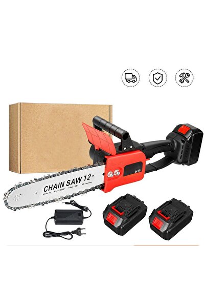 divendi-ro Drujbă electrică, putere 1200W, 2 baterii x 48V, 4200rpm, roșu-negru