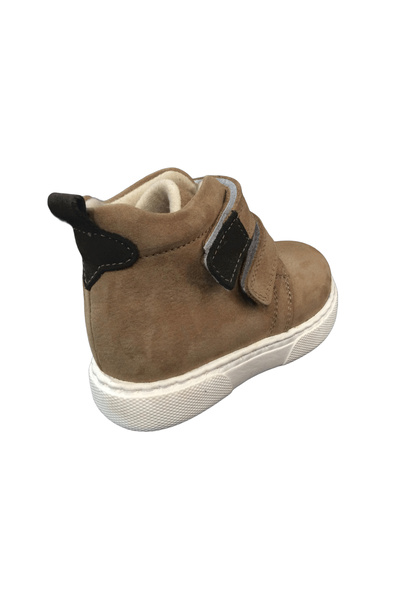 OrtopedikAL Ortopedikal1001 Ridente A.Taba Suede Baby Boy Boots 100% Leather Velcro