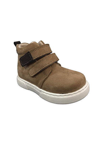 OrtopedikAL Ortopedikal1001 Ridente A.Taba Suede Baby Boy Boots 100% Leather Velcro