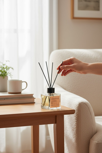 homeartplus Amber Kokulu Beyaz Cubuk Oda Kokusu 100 ml