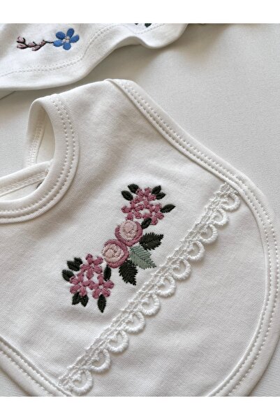 GizaKids 100% Cotton Baby Girl Newborn 5 Piece Hospital Discharge Set