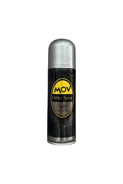MOV Glitter Spray GRİ - Saç ve Cilt İçin Işıltı Spreyi