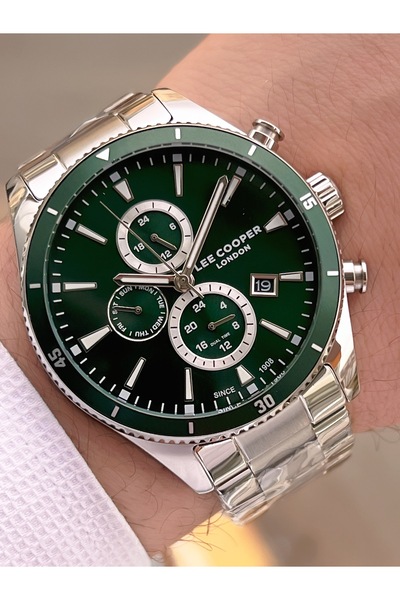 Lee Cooper Steel Band Inner Functions Active 5 Atm Water Resistant Men Wrist Watch Elc08018.370