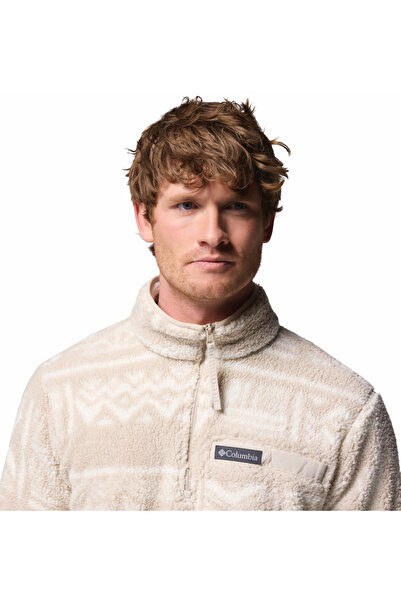 Columbia Men's Outdoor Fleece Jacket Am3598 Rugged Ridge High Pile Half Zip 2135471278