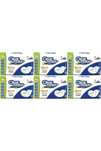 Clearmotion Adult Diapers with Waist Band m - Medium - Medium 180 Pieces (6Pk...