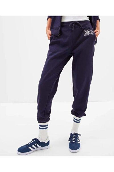 GAP V-Gap Herıtage Jogger Fleece 463492 Kadın Eşofman Altı LACİVERT
