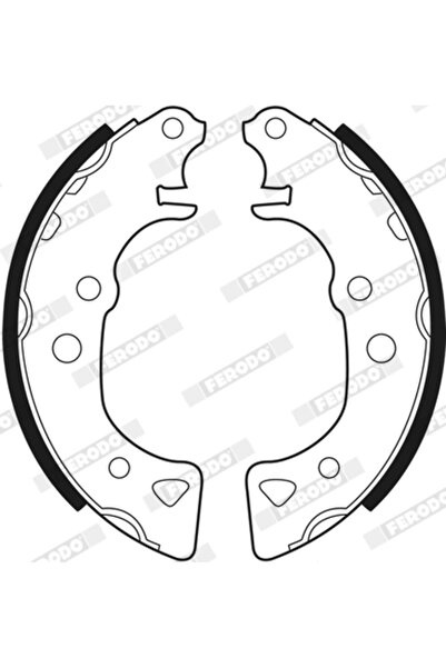 FERODO Brake Shoe Set Citroen Ax/Bx Mega Club