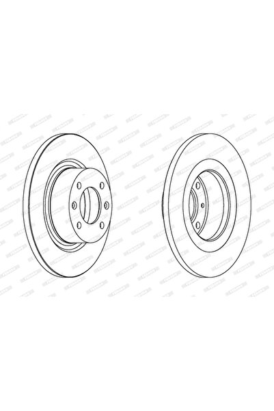 FERODO Brake Disc Citroen C5 1/C5 2