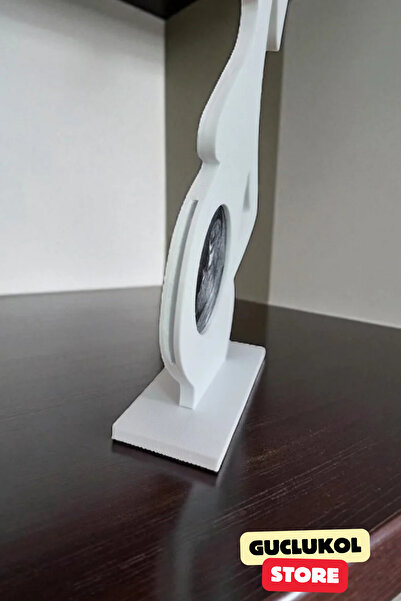 GÜÇLÜKOL Mother Silhouette Ultrasound Frame – Pregnancy Souvenir Decorative Stand