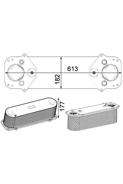 MAHLE Intercooler Compresor Ford Cargo Man Foc/Tga/Tgs 1