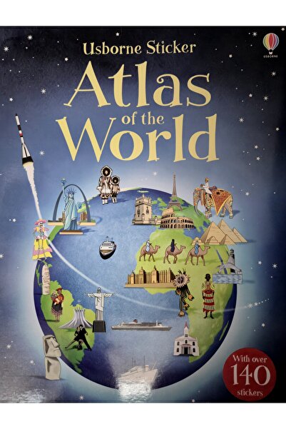 Usborne Publishing Ltd Sticker Atlas of the World (Atlas of the World sticker book)