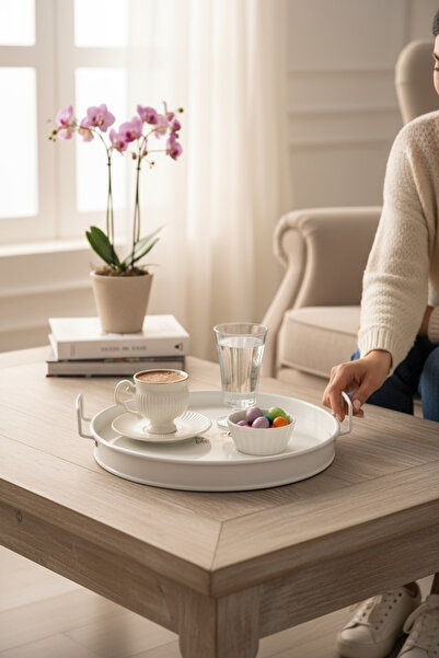 EVSTYLE WHITE VILLAGE TABLE 27 CM