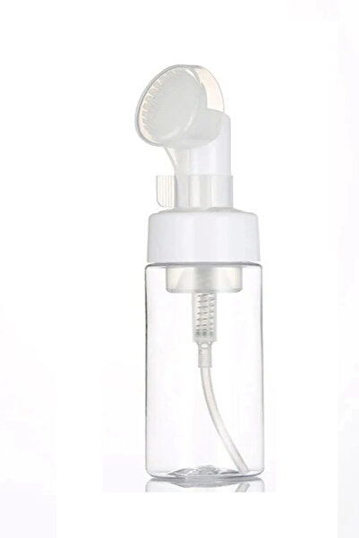 Genel Markalar Yüz Temizleme köpük Makinesi, Şeffaf, Silikon Fırçalı, Doldurulabilir Pompalı Şişe