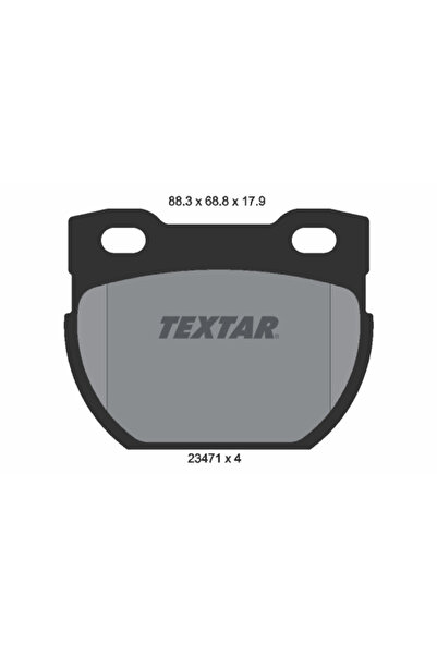 TEXTAR Комплект спирачни накладки Land Rover Defender дискови спирачки