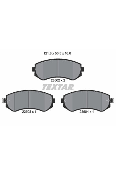 TEXTAR Set Placute Frana Frana Disc Nissan 240SX/Almera 1/Cefiro 1 Limuzina
