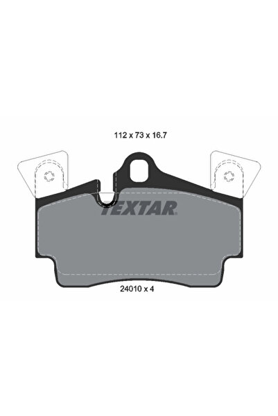TEXTAR Set Placute Frana Frana Disc Audi Q7 Porsche Cayenne
