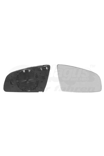 VAN WEZEL Sticla Oglinda Oglinda Retrovizoare Exterioara Dreapta Audi A3/A4 B...