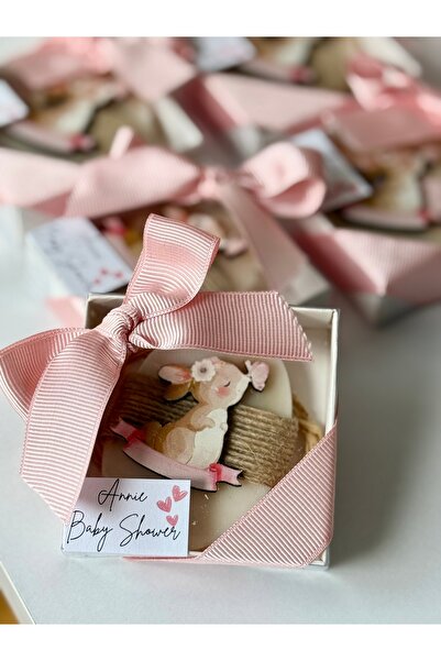 pearlsavon 10’lu Kişiye Özel Baby Shower ve Doğum Hediyeliği Seti | Tavşan & ...
