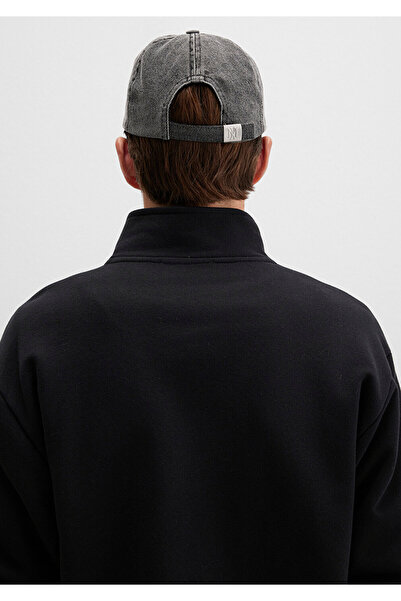 Mavi Ghosting Baskılı Antrasit Şapka 0911927-83811