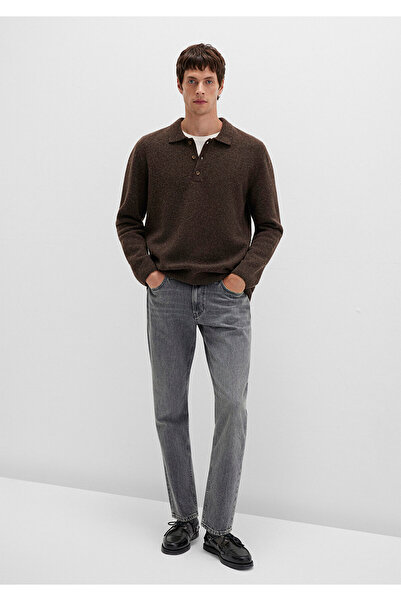 Mavi Wool Blend Brown Knitwear Polo 0710255-70251