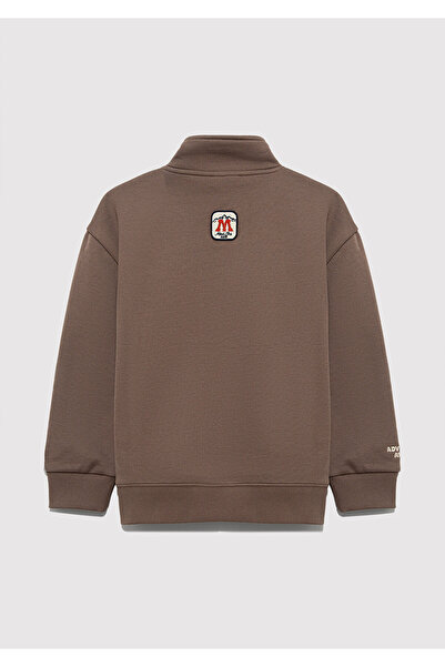 Mavi Кафява суитшърт с лого 6S10151-87181