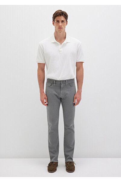 Mavi Martin Kalay Gray Comfort Gabardine Trousers 0037831022