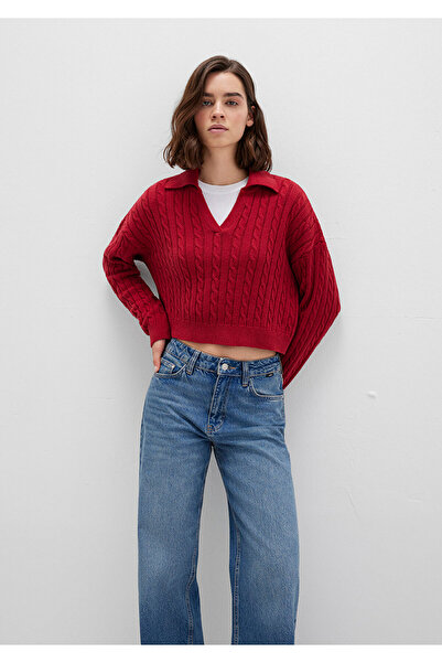 Mavi Rotes Strickpolo 1710717-70391