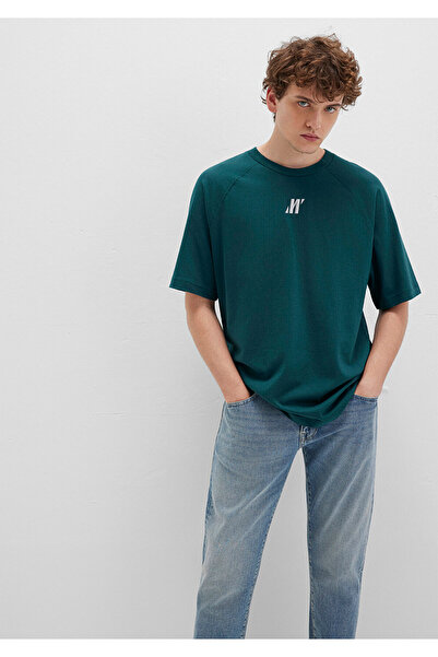 Mavi Πράσινο μπλουζάκι με τυπωμένο λογότυπο Pro Loose Fit / Loose Comfortable Cut 0613076-71925