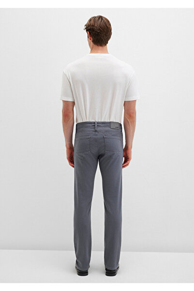 Mavi Jake Sisli Gray Gabardine Trousers 0042290683