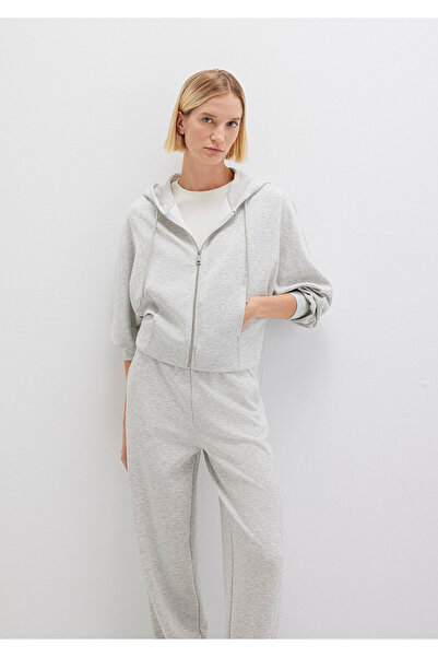 Mavi Zippered Gray Sweatshirt 1S10440-87033