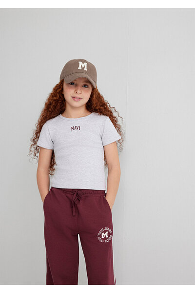 Mavi Light Gray Girl's T-Shirt M7610350-88467
