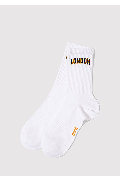 Mavi London Printed White Socks 0911968-620