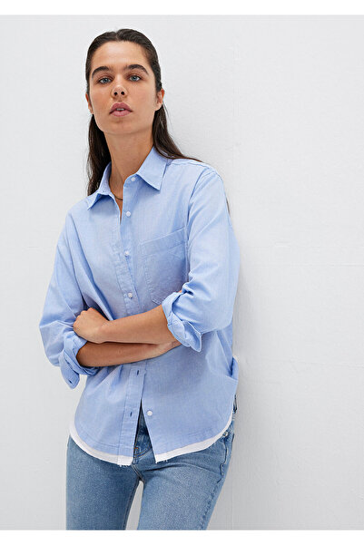 Mavi Cămașă Loose Fit / Loose Confortabil croială 1211290-90160