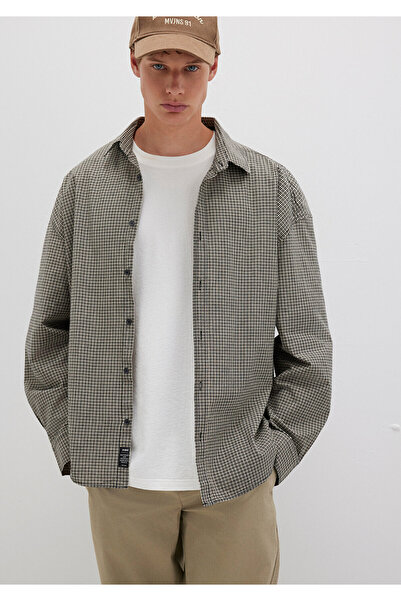 Mavi Πουκάμισο Καφέ Πότικαρε Ολόσωμο / Φαρδιά Κοπή 0211689-90910