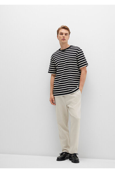 Mavi Beige Knitted Interlock Pants 0010521-70144