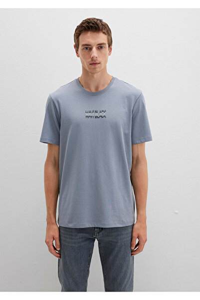 Mavi Μαύρο μπλουζάκι με στάμπα Regular Fit / Normal Cut 0612867-86584