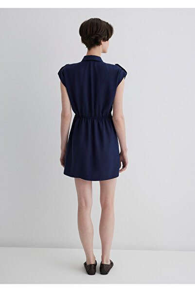 Mavi Lacivert Gömlek Elbise 1310758-70492