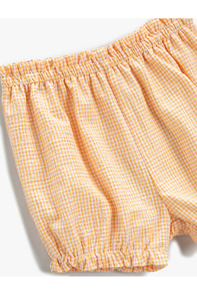 Koton Kareli šortky s elastickým pasem a nohavicemi nad kolena