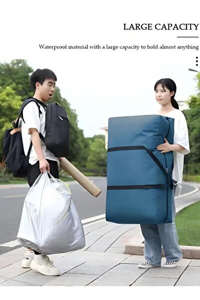 Generic 2pcs Extra Large Storage Bag for Moving 150L Organizer Bags,Heavy Duty Oxford Water-Resistant