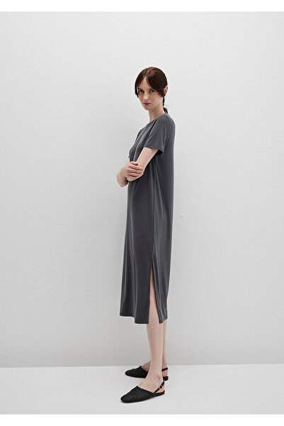Mavi Tencel TM Modal Antrasit Midi Elbise 1310777-70095
