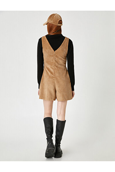 Koton Mini-Jumpsuit aus Samt