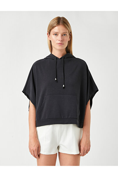 Koton Oversize φούτερ με κουκούλα με τσέπες