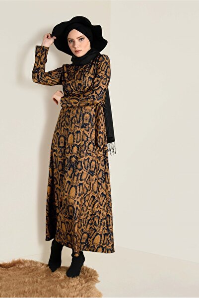 Alvina ΦΟΡΕΜΑ ΜΕ ΣΧΕΔΙΟ ΣΚΟΥΡΑΛΟΥ 4814